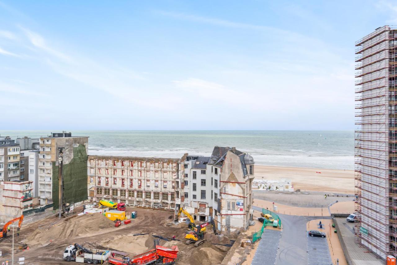 Luxueuze Vakantiestudio Met Zeezicht En Terras In Oostende Esterno foto